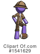 Purple Design Mascot Clipart #1541629 by Leo Blanchette