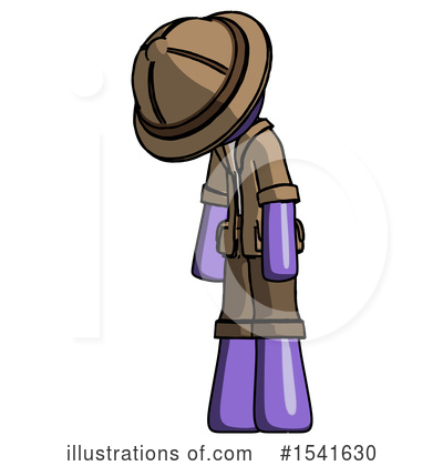 Royalty-Free (RF) Purple Design Mascot Clipart Illustration by Leo Blanchette - Stock Sample #1541630