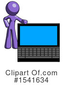 Purple Design Mascot Clipart #1541634 by Leo Blanchette