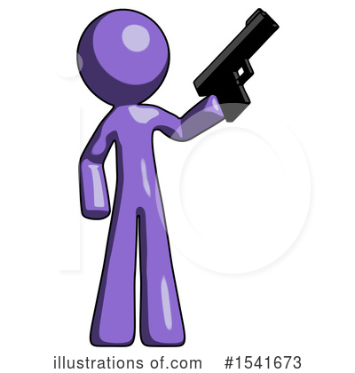 Royalty-Free (RF) Purple Design Mascot Clipart Illustration by Leo Blanchette - Stock Sample #1541673