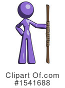Purple Design Mascot Clipart #1541688 by Leo Blanchette