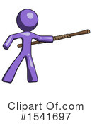 Purple Design Mascot Clipart #1541697 by Leo Blanchette