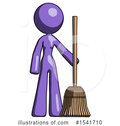 Royalty-Free (RF) Purple Design Mascot Clipart Illustration by Leo Blanchette - Stock Sample #1541710