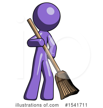 Royalty-Free (RF) Purple Design Mascot Clipart Illustration by Leo Blanchette - Stock Sample #1541711