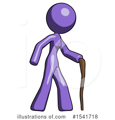 Royalty-Free (RF) Purple Design Mascot Clipart Illustration by Leo Blanchette - Stock Sample #1541718