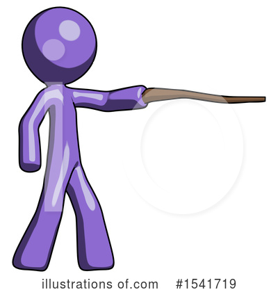Royalty-Free (RF) Purple Design Mascot Clipart Illustration by Leo Blanchette - Stock Sample #1541719