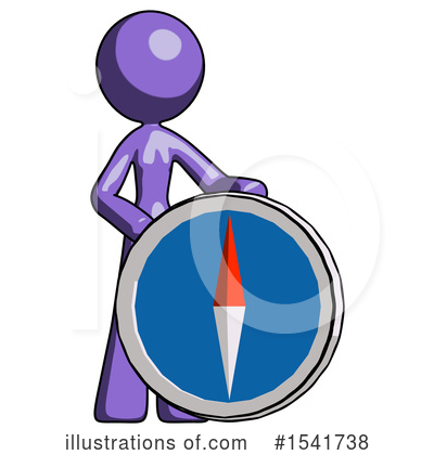 Royalty-Free (RF) Purple Design Mascot Clipart Illustration by Leo Blanchette - Stock Sample #1541738