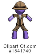 Purple Design Mascot Clipart #1541740 by Leo Blanchette