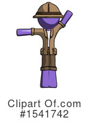 Purple Design Mascot Clipart #1541742 by Leo Blanchette