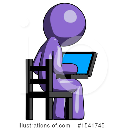 Royalty-Free (RF) Purple Design Mascot Clipart Illustration by Leo Blanchette - Stock Sample #1541745