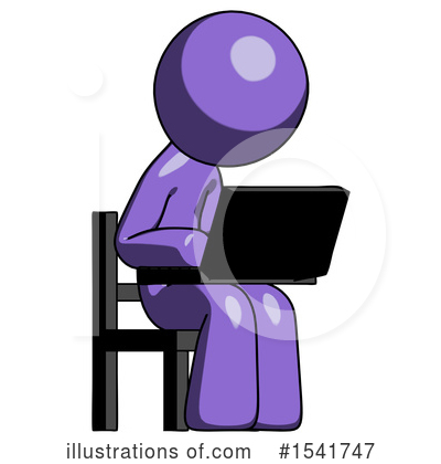 Royalty-Free (RF) Purple Design Mascot Clipart Illustration by Leo Blanchette - Stock Sample #1541747