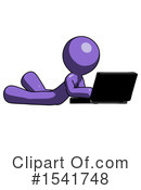 Purple Design Mascot Clipart #1541748 by Leo Blanchette