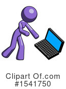 Purple Design Mascot Clipart #1541750 by Leo Blanchette
