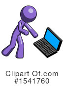 Purple Design Mascot Clipart #1541760 by Leo Blanchette