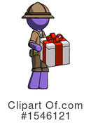 Purple Design Mascot Clipart #1546121 by Leo Blanchette