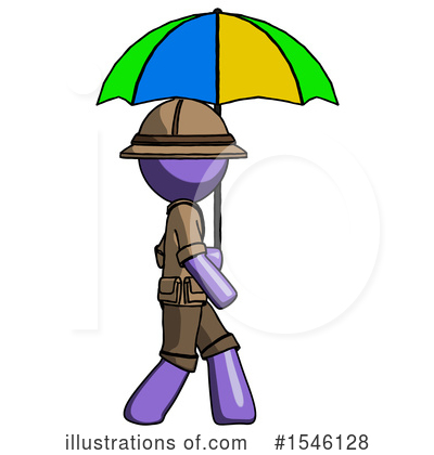 Royalty-Free (RF) Purple Design Mascot Clipart Illustration by Leo Blanchette - Stock Sample #1546128