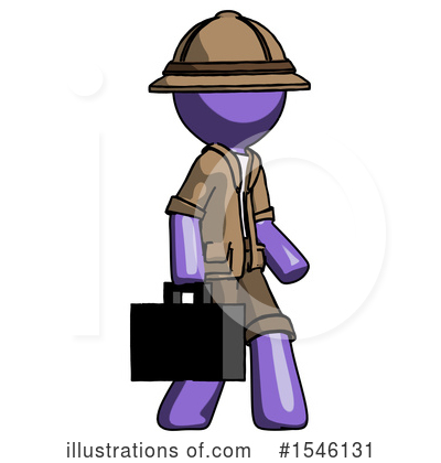 Royalty-Free (RF) Purple Design Mascot Clipart Illustration by Leo Blanchette - Stock Sample #1546131