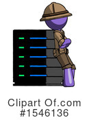 Purple Design Mascot Clipart #1546136 by Leo Blanchette