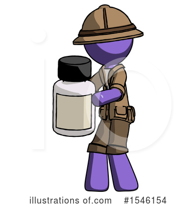 Royalty-Free (RF) Purple Design Mascot Clipart Illustration by Leo Blanchette - Stock Sample #1546154
