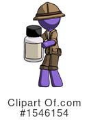 Purple Design Mascot Clipart #1546154 by Leo Blanchette