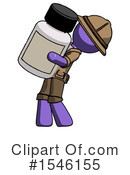 Purple Design Mascot Clipart #1546155 by Leo Blanchette