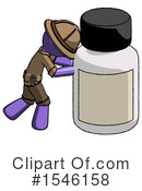 Purple Design Mascot Clipart #1546158 by Leo Blanchette