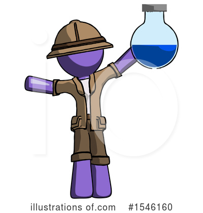 Royalty-Free (RF) Purple Design Mascot Clipart Illustration by Leo Blanchette - Stock Sample #1546160