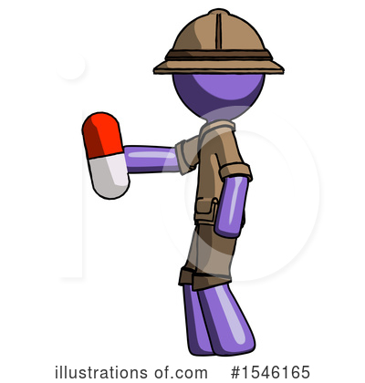 Royalty-Free (RF) Purple Design Mascot Clipart Illustration by Leo Blanchette - Stock Sample #1546165