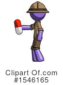 Purple Design Mascot Clipart #1546165 by Leo Blanchette