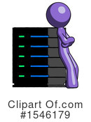 Purple Design Mascot Clipart #1546179 by Leo Blanchette