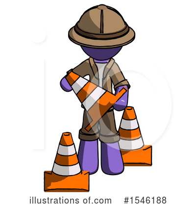 Royalty-Free (RF) Purple Design Mascot Clipart Illustration by Leo Blanchette - Stock Sample #1546188