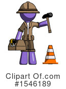 Purple Design Mascot Clipart #1546189 by Leo Blanchette