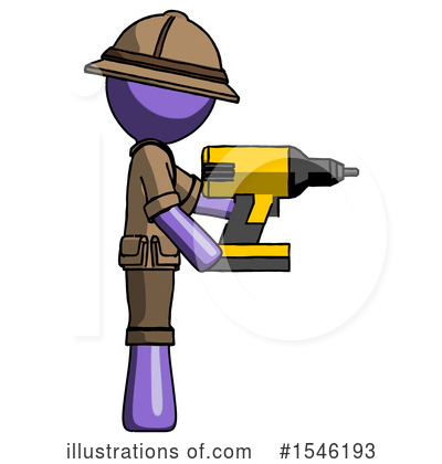 Royalty-Free (RF) Purple Design Mascot Clipart Illustration by Leo Blanchette - Stock Sample #1546193
