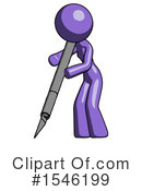 Purple Design Mascot Clipart #1546199 by Leo Blanchette