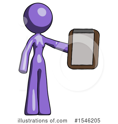 Royalty-Free (RF) Purple Design Mascot Clipart Illustration by Leo Blanchette - Stock Sample #1546205