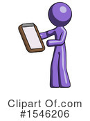 Purple Design Mascot Clipart #1546206 by Leo Blanchette