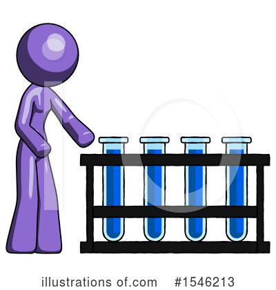 Royalty-Free (RF) Purple Design Mascot Clipart Illustration by Leo Blanchette - Stock Sample #1546213