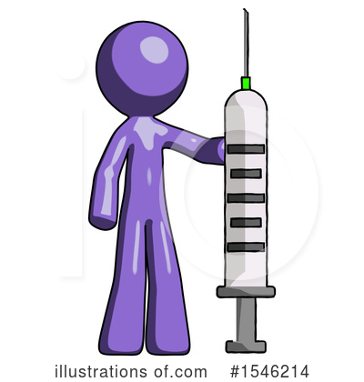 Royalty-Free (RF) Purple Design Mascot Clipart Illustration by Leo Blanchette - Stock Sample #1546214