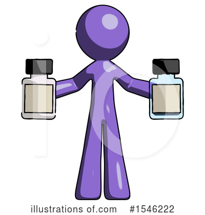 Royalty-Free (RF) Purple Design Mascot Clipart Illustration by Leo Blanchette - Stock Sample #1546222