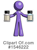 Purple Design Mascot Clipart #1546222 by Leo Blanchette