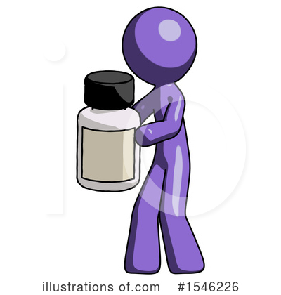 Royalty-Free (RF) Purple Design Mascot Clipart Illustration by Leo Blanchette - Stock Sample #1546226