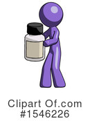 Purple Design Mascot Clipart #1546226 by Leo Blanchette