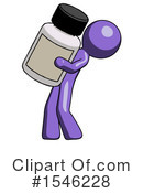 Purple Design Mascot Clipart #1546228 by Leo Blanchette