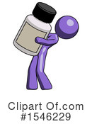 Purple Design Mascot Clipart #1546229 by Leo Blanchette