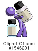 Purple Design Mascot Clipart #1546231 by Leo Blanchette
