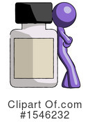Purple Design Mascot Clipart #1546232 by Leo Blanchette