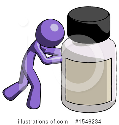 Royalty-Free (RF) Purple Design Mascot Clipart Illustration by Leo Blanchette - Stock Sample #1546234