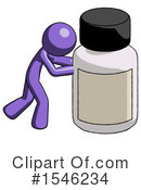 Purple Design Mascot Clipart #1546234 by Leo Blanchette