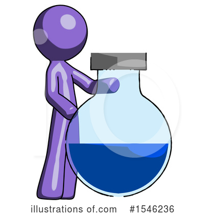 Royalty-Free (RF) Purple Design Mascot Clipart Illustration by Leo Blanchette - Stock Sample #1546236