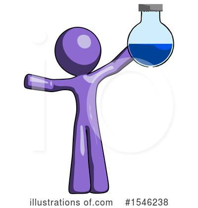 Royalty-Free (RF) Purple Design Mascot Clipart Illustration by Leo Blanchette - Stock Sample #1546238